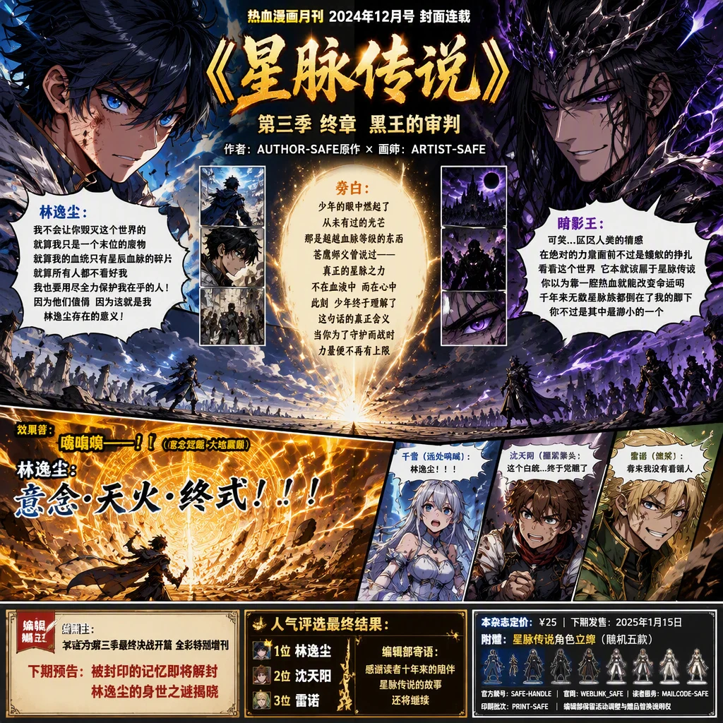 Chinese comic generation example